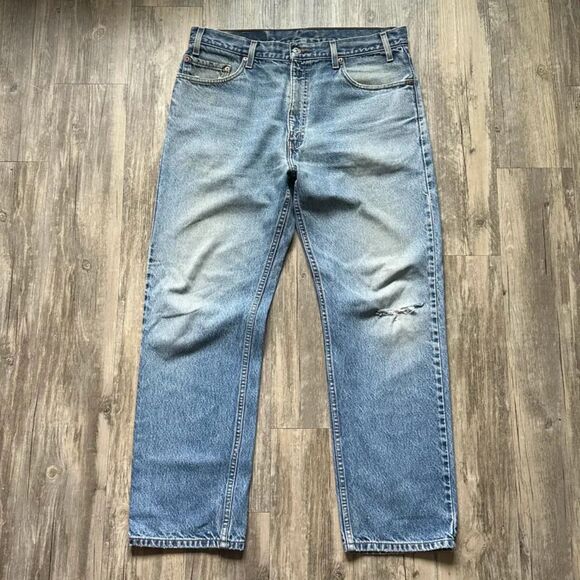 Vintage Levi's 505XX Red Tab Denim Jeans Size 36X30 - Picture 4 of 6